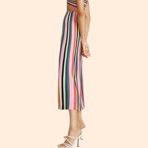 AMUR Annika Knit Midi Skirt